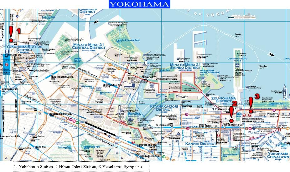Japan. kgm เดินแผนที่
