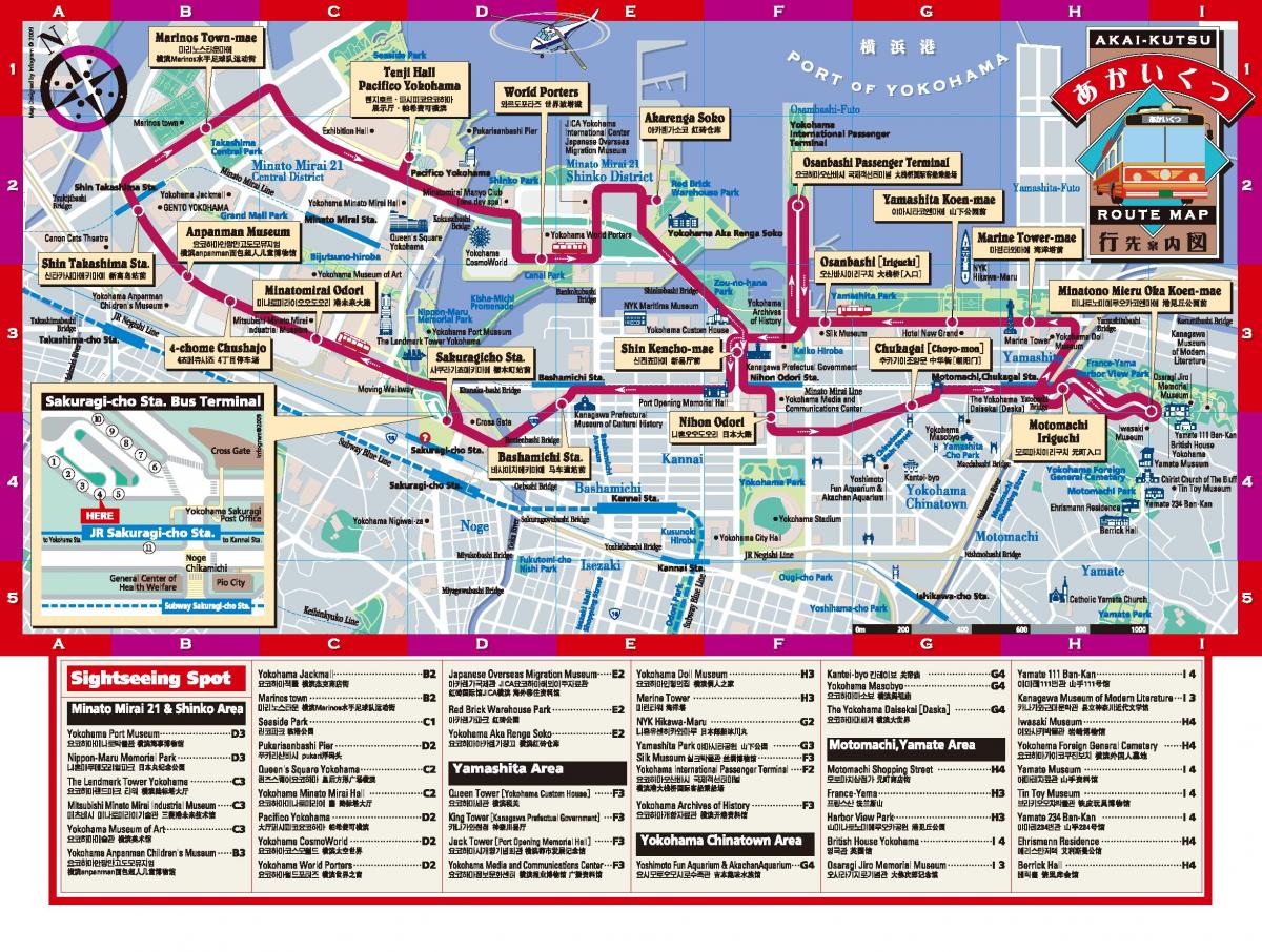โตเกียว japan. kgm แผนที่