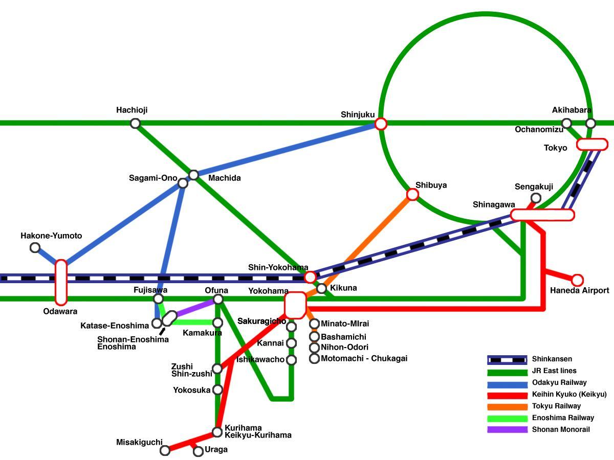 Japan. kgm เส้นแผนที่