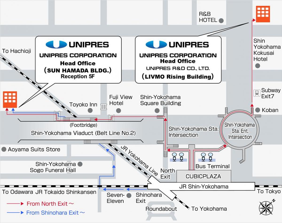 แผนที่ของชิน japan. kgm