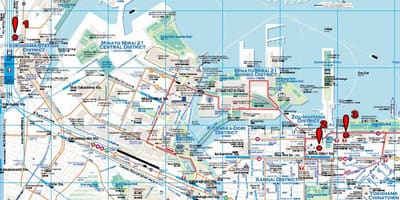 Japan. kgm เดินแผนที่