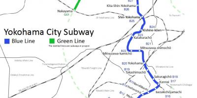 Japan. kgm แผนที่รถไฟใต้ดิน