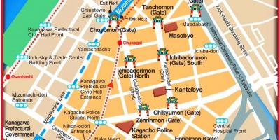แผนที่ของ japan. kgm และโตเกียว